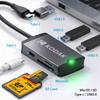 Kodak USB C Hub USB3.0 Type-c Ports with MicroSD Card Adapter SD Card Reader for Phones Tablets MacBook Laptops(Requires OTG)
