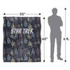 Star Trek Enterprise Silky Crew Supersoft Blanket