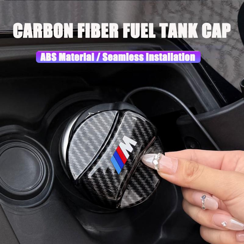 SCKS3 Carbon Fiber Tank Cover Fuel Tank Air Cap Trim For BMW G80 G06 G07 G14 G15 G16 F82 F20 F21 F83 M2 M3 M4 M5 M8 M Sticker