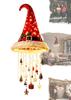 Lighted Santa Hat Hanging Chandelier – Festive Glowing Holiday Decoration for Indoor Ceiling, Living Room, Porch & Party