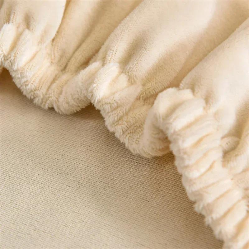 1Set Tub Sofa Cover Velvet Club Chair Cover Small Round Sofa Slipcovers for Living Room Couch Covers With Seat Cushion Covers