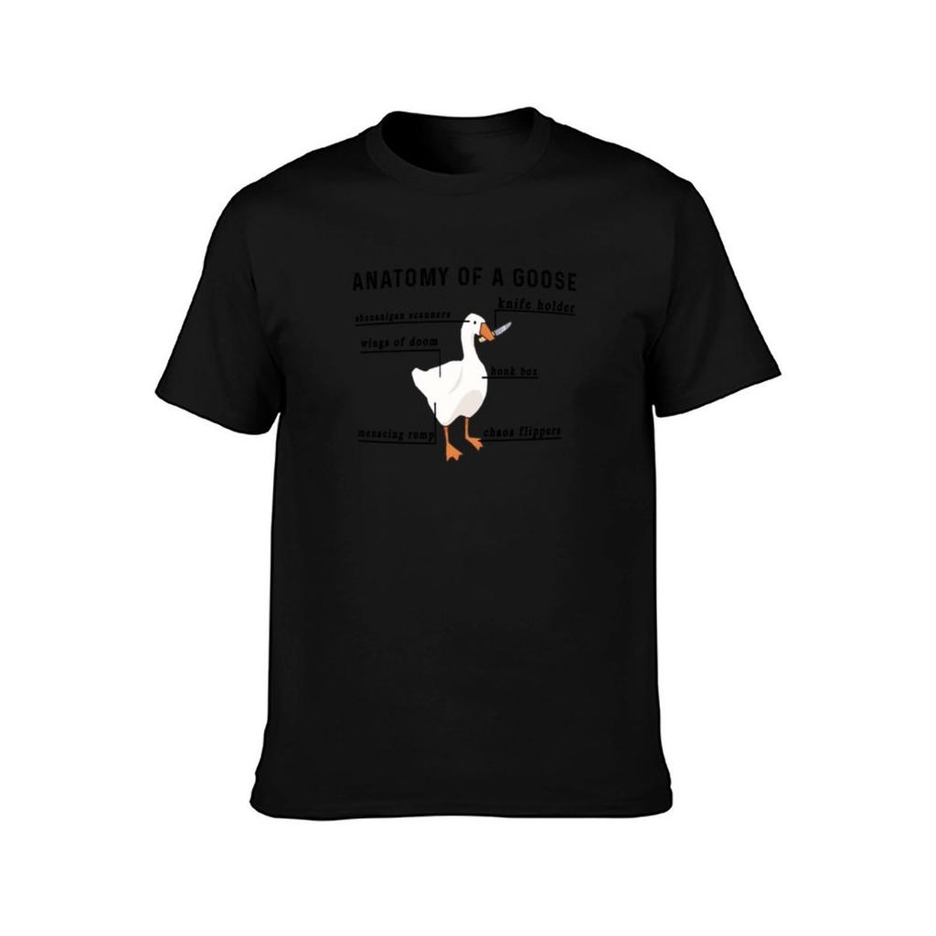 Anatomy Of A Goose TShirt Big and Tall Crew Neck Tee