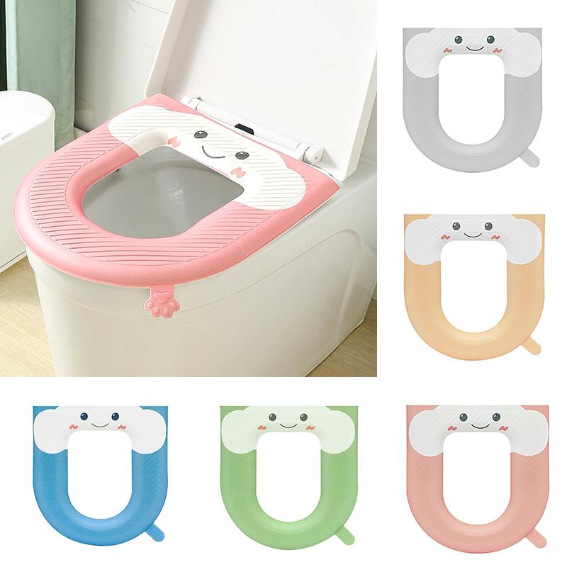 

Универсальный коврик для унитаза с кольцом, 1 шт., подушка для унитаза, чехол на сиденье унитаза, четырехсезонный нескользящий чехол, подушечки