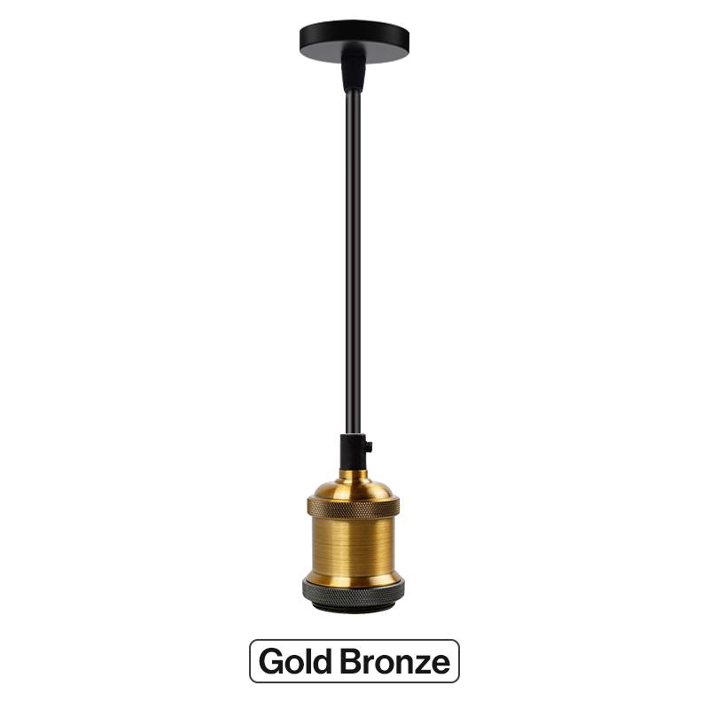 KARWEN Edison Lamp Holder E27 Screw Bulb base 110V 220V Aluminum Light Socket Industrial Retro Fittings Fixture Pendant lights