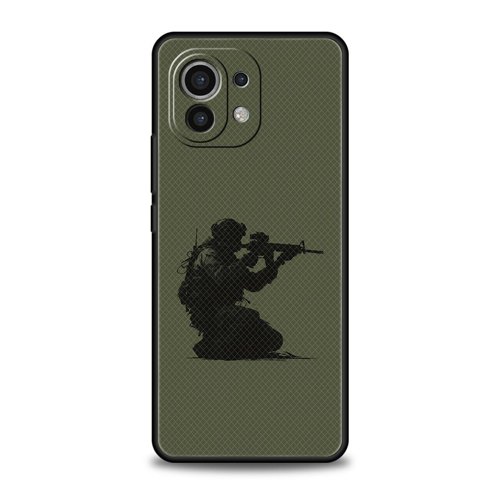 

Army Soldier Tactical Insignia Phone Case For Xiaomi Mi 17 15T 15 14 14T 13T 12T Pro 12 13 Lite 5G 11T Poco X6 X7 X5 Pro Cover Xiaomi 17