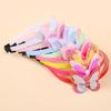 3pcs Glitter Hair Bows Headbands for Girls Kids Plastic Hairbands Sparkly Butterfly Bows Headband Children Hair Aceessories