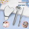 Stainless Steel Heart-Shaped Gua Sha Board for Facial and Eye Massage