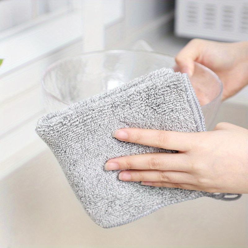5pcs Dishwashing Towel Cleaning Cloth Dishwashing Cloth Kitchen Dishcloth