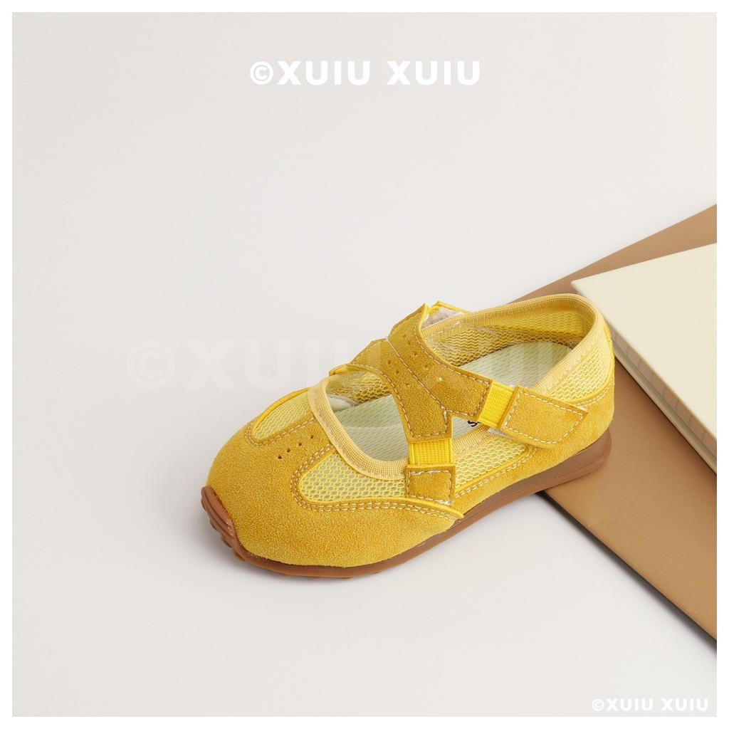 XSHX "Miao sandals" medieval children's single-mesh breathable boys and girls Velcro sandals [Wenzhou shoes]