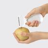 KAI Corporation DH8007 Peeler with Grater for Sprout Dishwasher KAI Made in Japan Potatoes, Remover, Safe, KITCHEN, White,