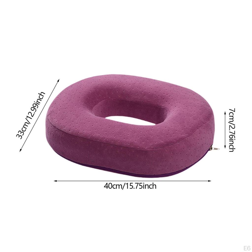 Donut -Pillow -Serch Cushion -Sating Block Breathable Remuneable Coverage Memory Foam Or