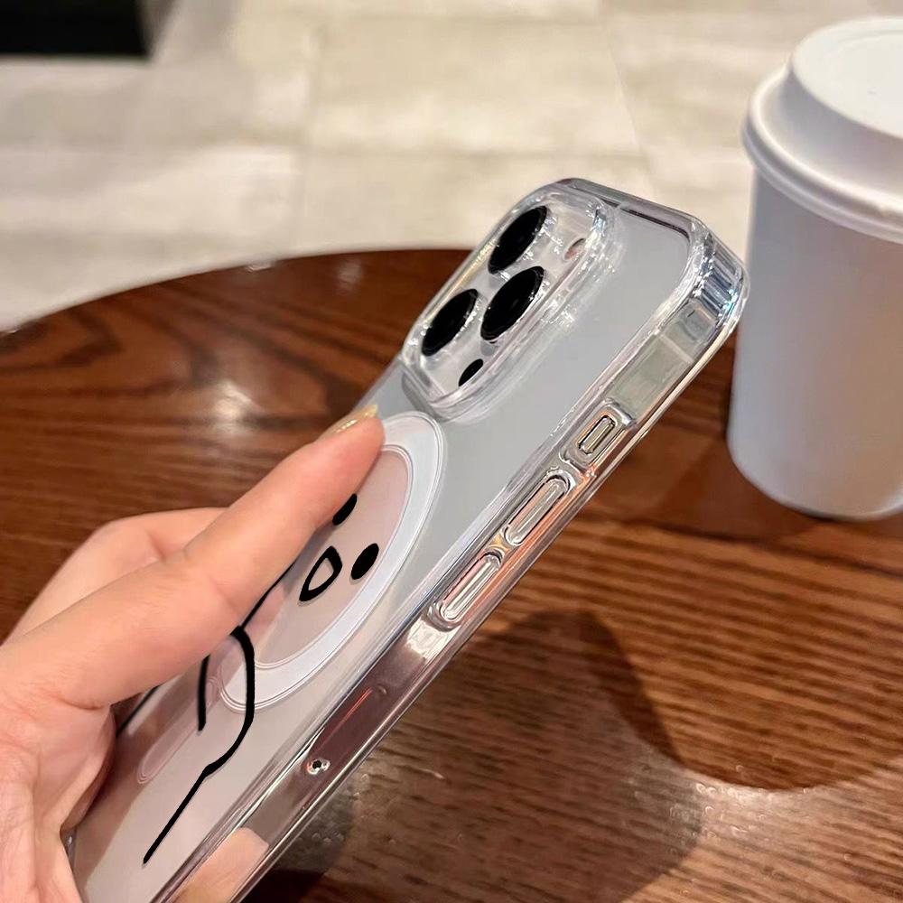 Magnetic Phone Case for iPhone 12 14 16 17 Pro 17 16 15 14 13 12 Pro Max  12 13 14 15  16 High Quality Shockproof Shell Full Protection Cute Style