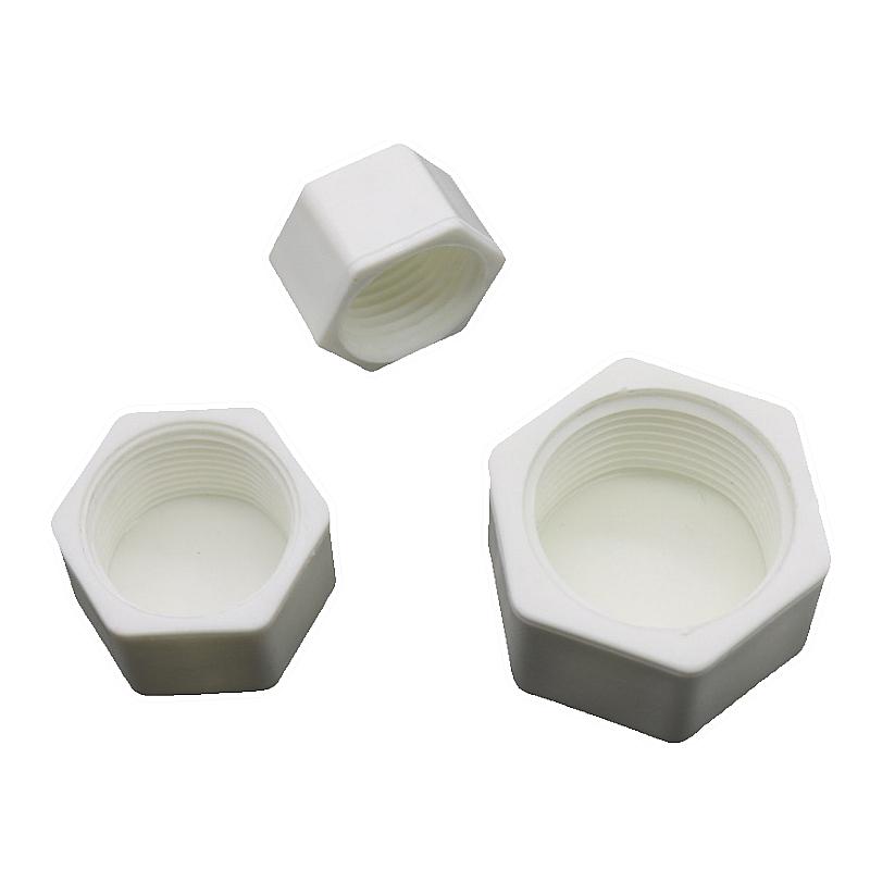 Pipe end plug with 1/2'',3/4'',1'' Female Thread Garden Water pipe connector Tube Waterstop Caps Pipe Fittings 4 Pcs