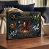 Countdown To Christmas Toys Santa Claus' Flying Dragon Journey Advent Calendar, 24 Day Box, Calendar 2D Flat Ornaments, Festive Tree Hanging