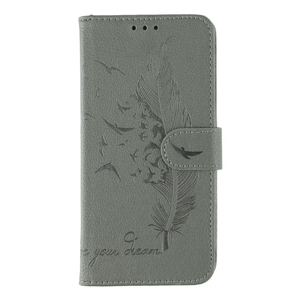 Für Motorola Edge 60 Pro 5G Hülle Federabdruck PU Leder Brieftasche Handyhülle