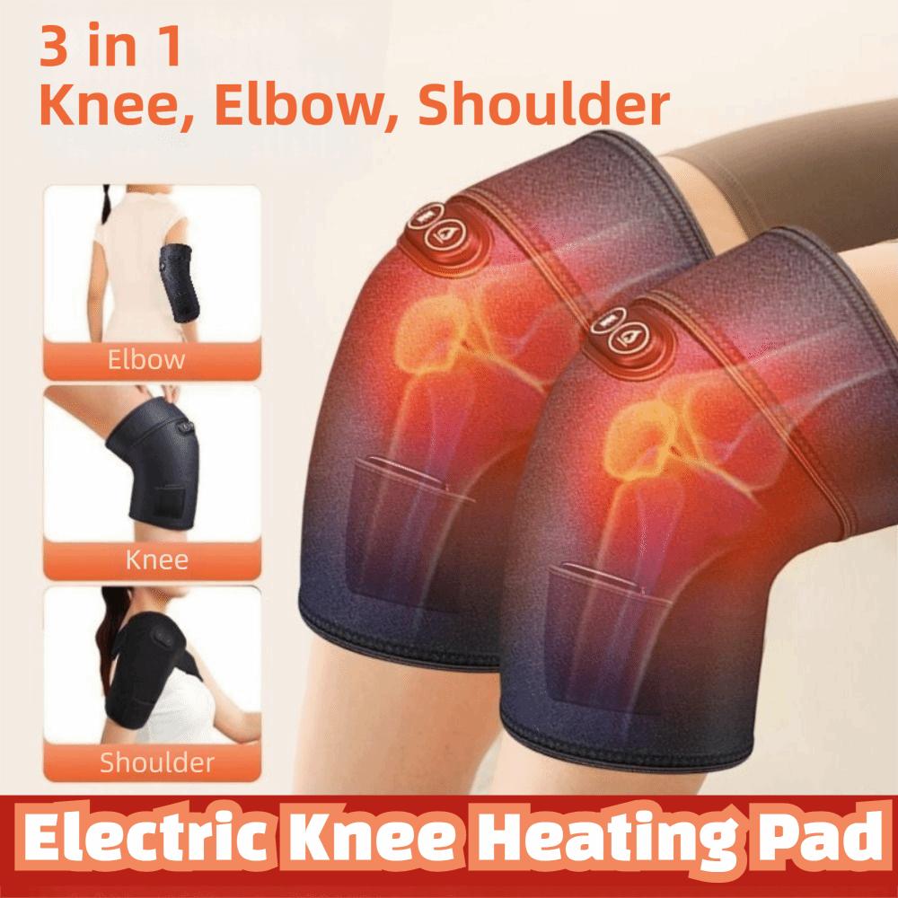 3 in 1 Electric Heating Massager Black Heated Knee Brace Men Women Joint Heating Massager  Home Use