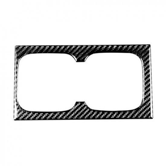 Fits Honda Civic 8th Gen 06-11 Console Water Cup Holder Cover Trim Carbon Fiber