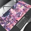 Anime Boy In the City Mousepad Non-slip Desk Pad Extended Computer Mouse Mat for Gamer Table Decor Pc Accessories Desk Mat