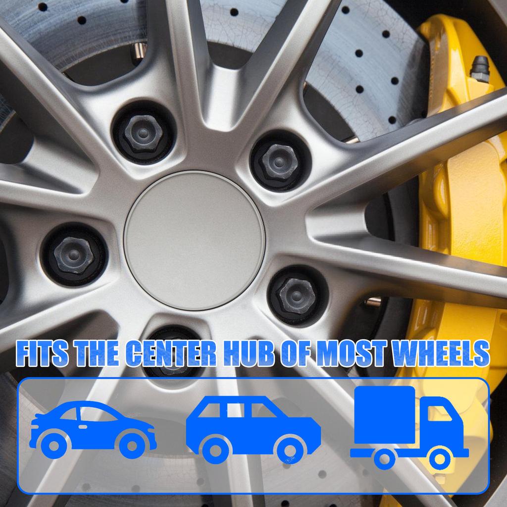 Dekielki na piasty kół samochodowych ABS Pokrywy centralne piast kół samochodowych Akcesoria do modyfikacji piast kół 4 szt. dla pojazdów ciężarowych