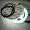 110mm Rød 4D For VW Merke Lys LED Grill VW 4D Logo Lys LED Emblemer Baklys For VW Bora Passat CC Golf Tiguan Polo Jetta