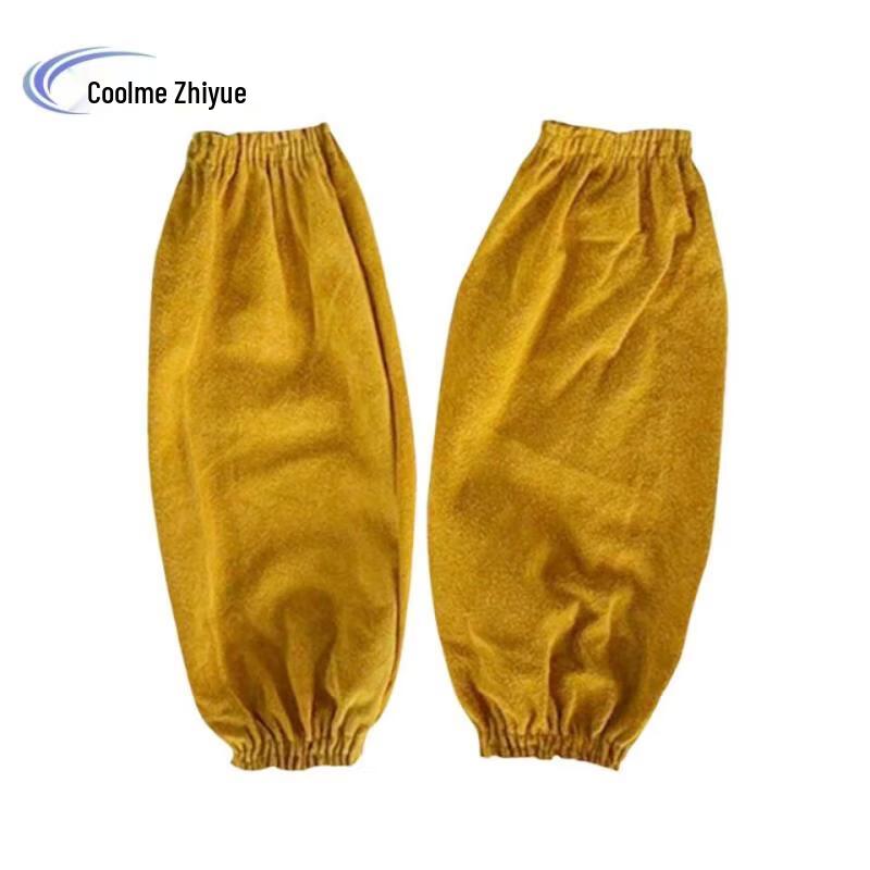 Kumei Zhiyue 42cm Cow Split Leather Welding Sleeve Protectors