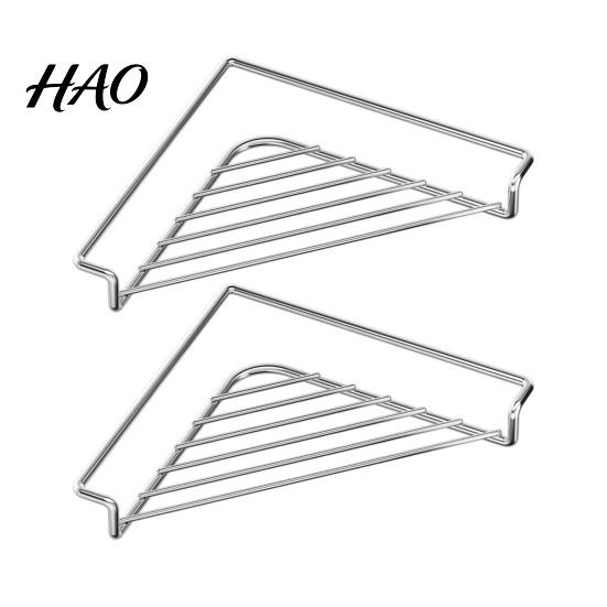 Triangle Sink Caddy Corner Stainless Steel Triangular Shelf, Rustproof Compact Wire Dish Rack Rack, Space Saving Utensil Drying for Kitchen
