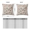 Terrazzo Beige Brown Grey Bronze Pillowcase Polyester Linen Velvet Creative Throw Pillow Case Sofa Seater Cushion Cover 45X45