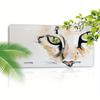 Pc D Flat Posters Watercolor Cat Design License Plate RustProof FourHole Frame Decorative Car Additions Halloween