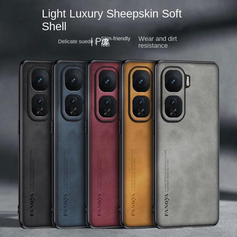 Etui skórzane Skinsheep do IQOO Neo 10 Pro NEO10 9 Pro matowe silikonowe etui ochronne na aparat do Vivo Iqoo 13 Pro 12pro Z9 Turbo Plus