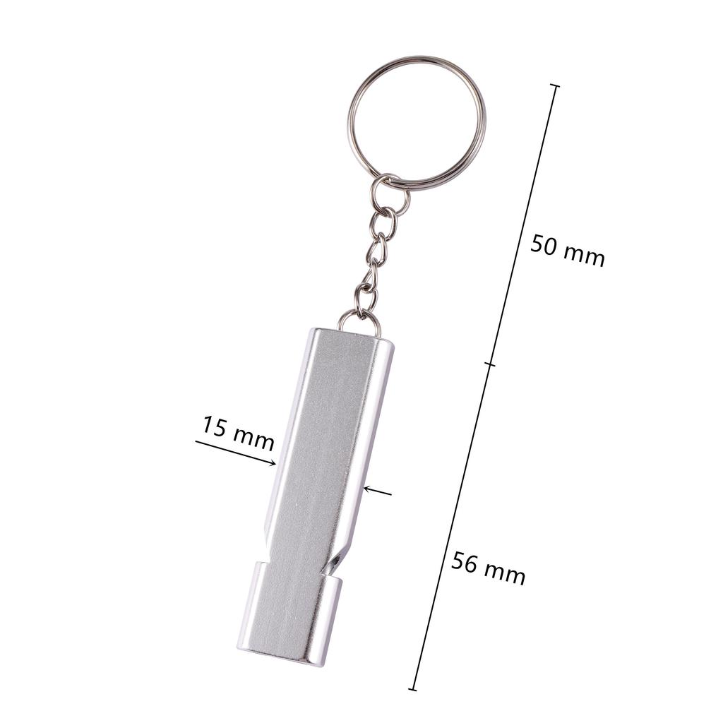 Pet Dog Training Whistle Aluminum Two-tone Training Whistle Cats Birds Training Tool for Recall Barking Control Survival Whistle