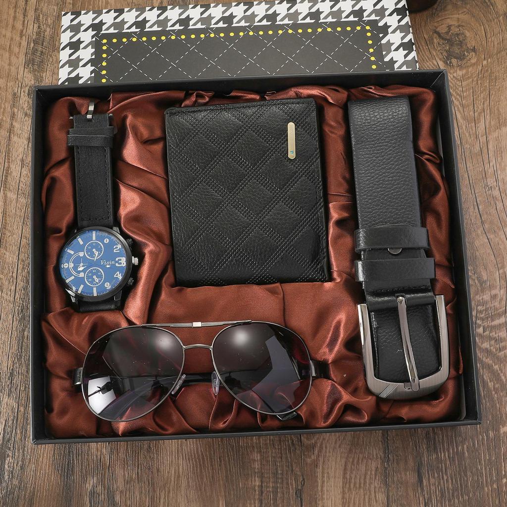 2023 Men's Summer Fashion Suit & Watch Gift Box Set