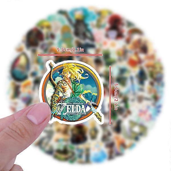 120 Pcs Zelda Kingdom Tears Doodle Waterproof Stickers