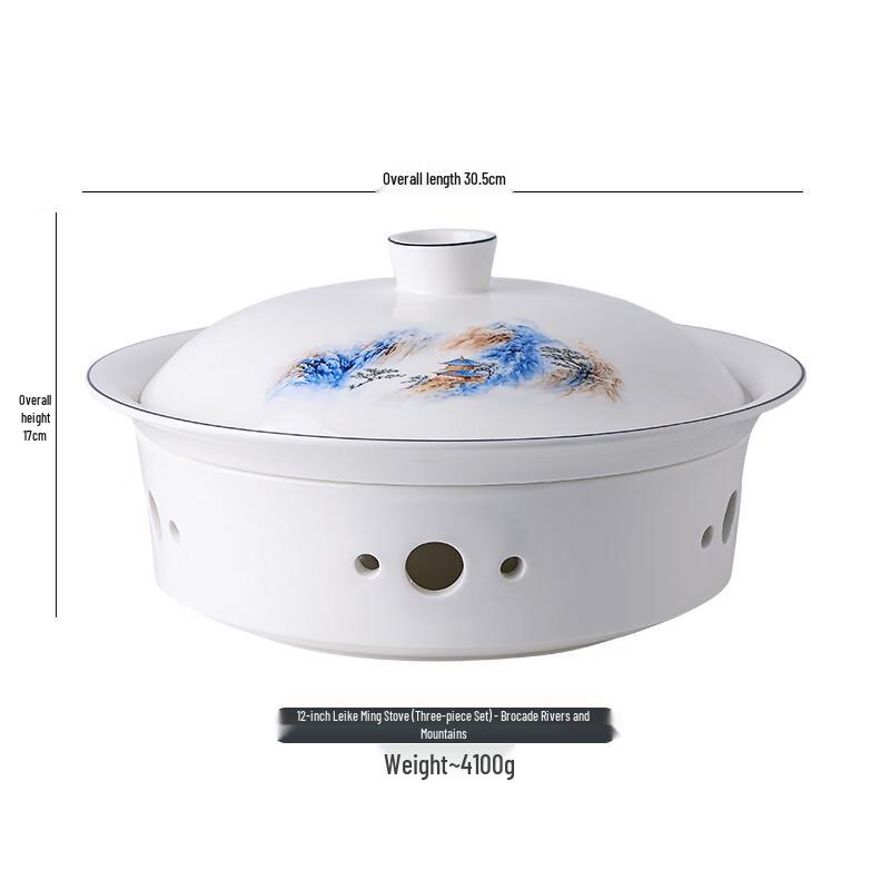 Nordic Ceramic Candle Warming Serving Plate