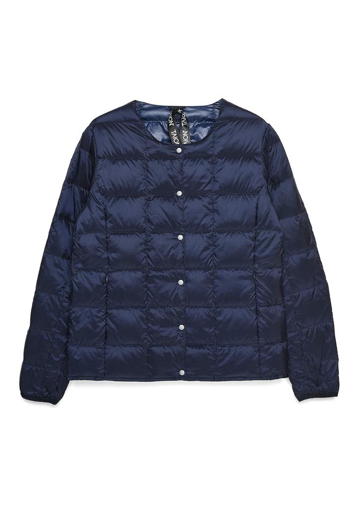 TAION Crew Neck Button Inner Down Jacket Women's (TAION-W104)