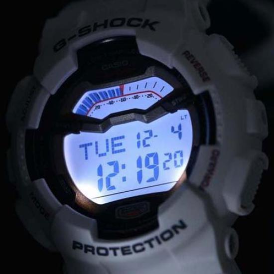 CASIO Casio White Synthetic Leather Band Overseas Model Watch Clock G-SHOCK GLS-100-7 G-LIDE (G Ride) G-Shock G-Shock Men's [Reverse Import]
