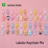 Labubu Keychain Blind Bag: Mini DIY Resin Accessories, Creative Gift, Schoolbag Pendant