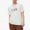 Li-Ning BadFive Series Letter Print Crew Neck Short Sleeve T-Shirt Men Tops Milk-White AHST283-5