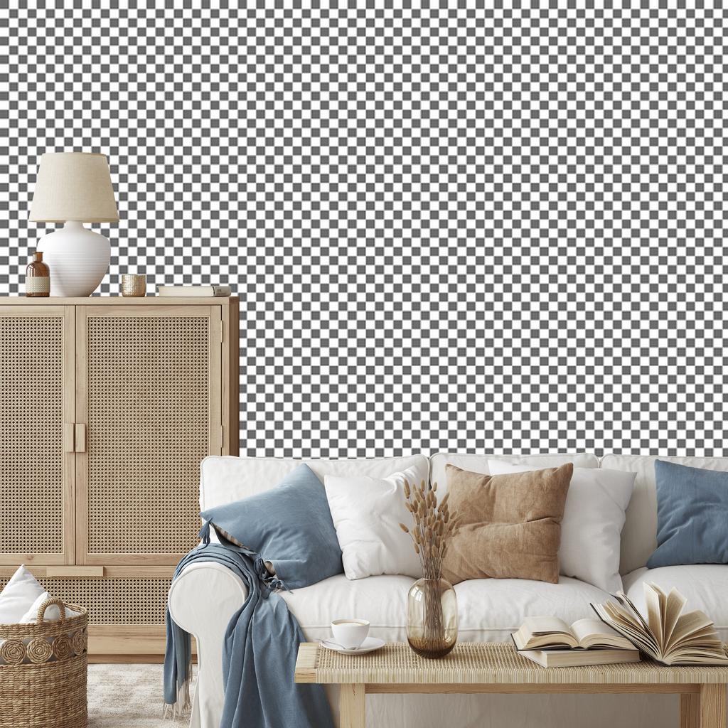 Checkerboard Wallpaper Gray and Light Gray 50x1000