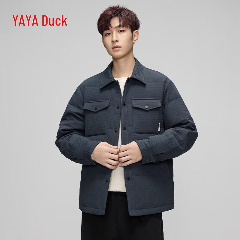 

Yaya Men s Lightweight Shirt Collar Down Jacket 2XL