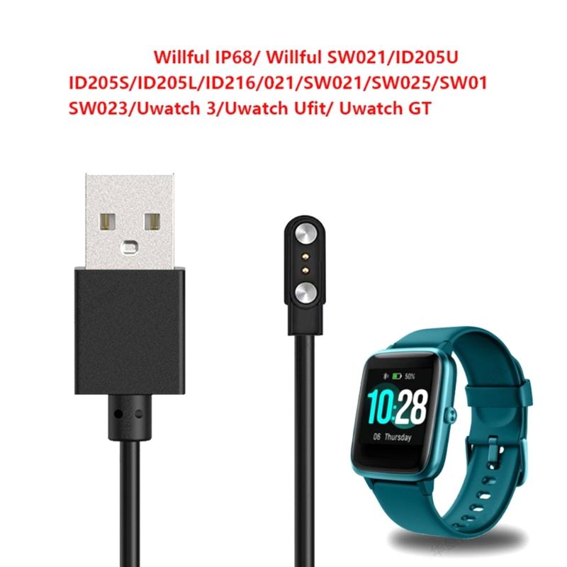 Oplaadkabel Vervanging voor Willful IP68/Willful/SW021/ID205U/ID205S Magnetische USB Oplaadkabel voor Smartwatch