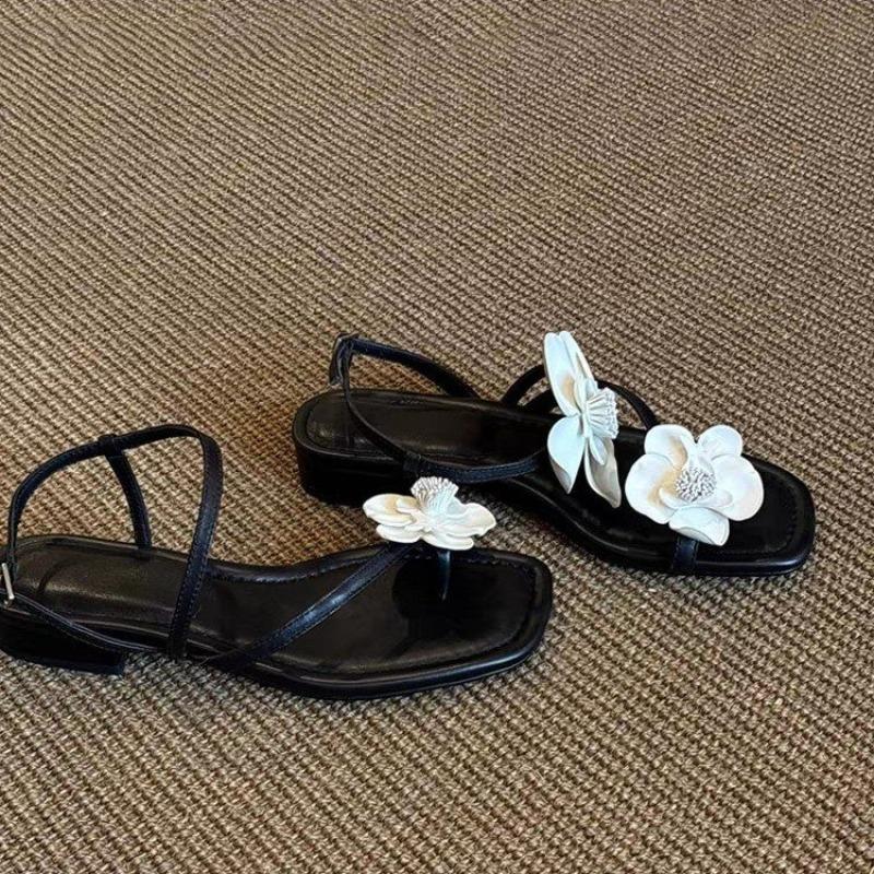 Fashion Women New Trend Flower Luxury Designer High Heels Sandals Women Fashion Female Summer Slingback Sandals Women Party Dress Shoes