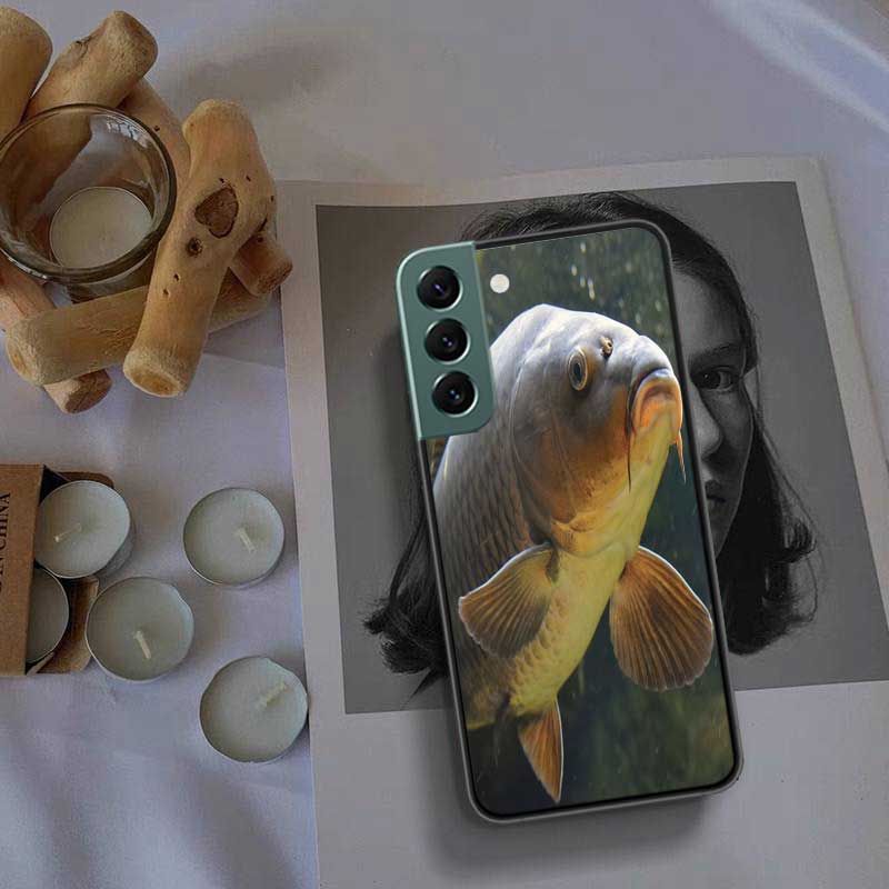 Carp Fishing Fish Phone Case For Samsung A15 A25 A35 A55 Galaxy A70S A50S A30S A30 A40 A71 A51 A41 A31 A21 A11 A01 A20S A10S A20