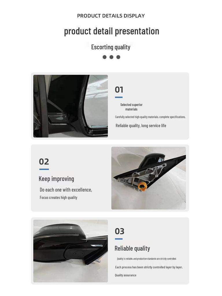 Hochauflösende Rückspiegelbaugruppe für BMW X3 F25