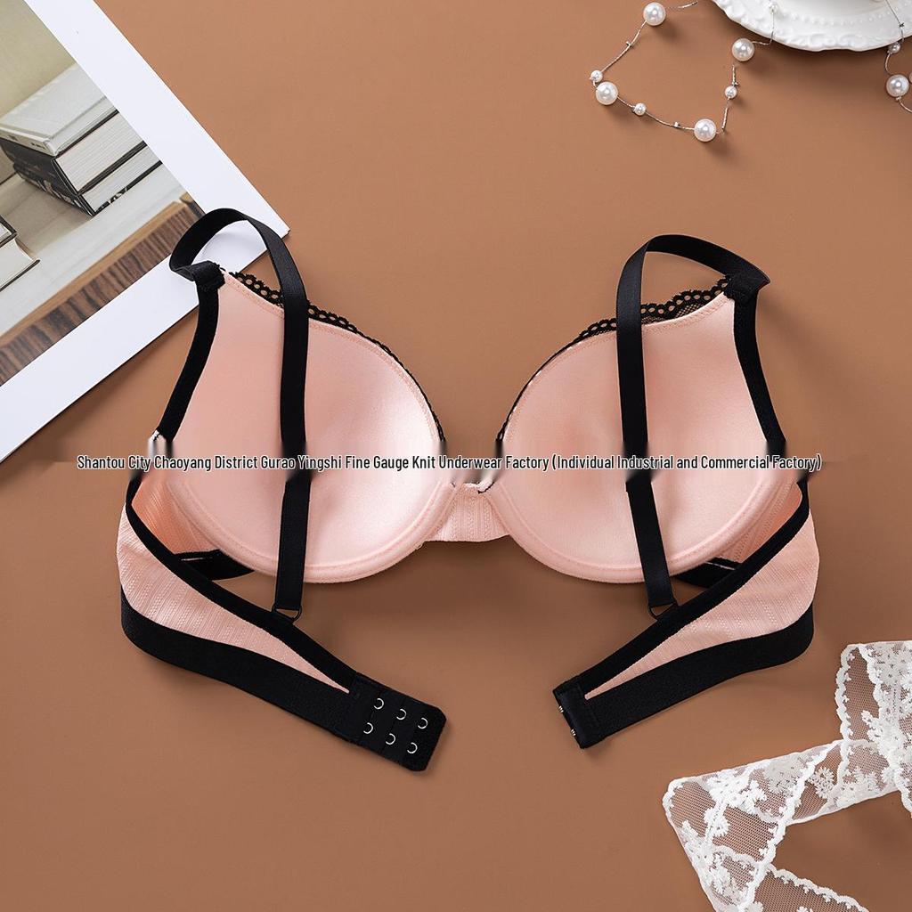 Spitzen Patchwork Push-up Stütz-BH: Hautfreundliche, Atmungsaktive, Bequeme, Modische Unterwäsche