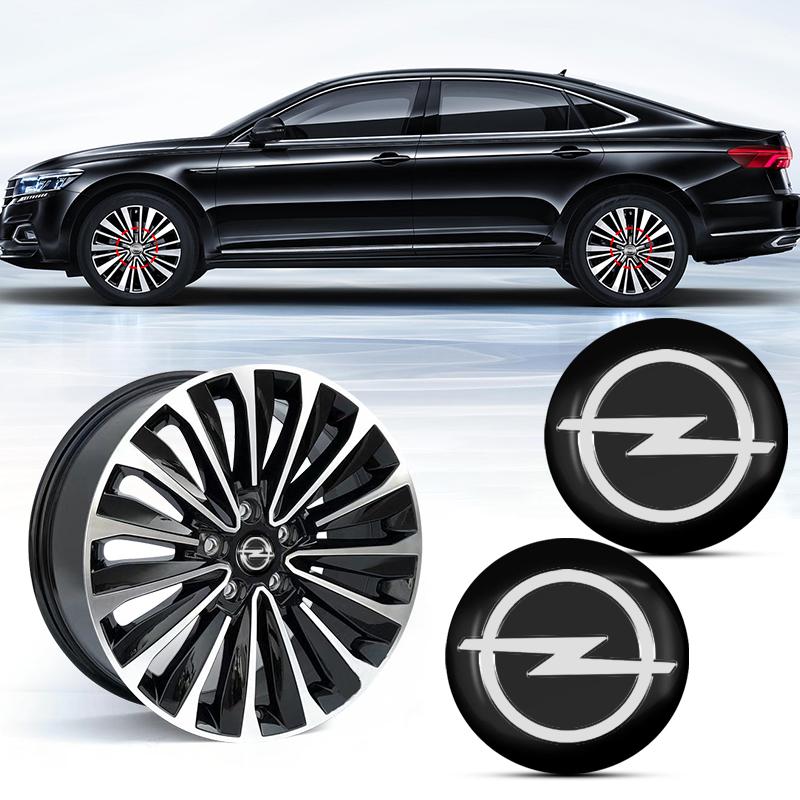EOHP5 4Pcs 56mm Car Wheel Center Hub Caps Stickers Emblem Decal waterproof For Opel Insignia Astra Antara Meriva Zafira H G Corsa