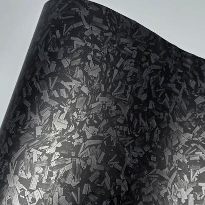 PET Forged Carbon Fiber Matte Black Carbon Vinyl Wrap Film Self Adhesive DIY Vinyl Car Stickers For Motorcycle Wrapping