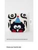 Plush Memory Foam Cartoon Chair Cushion for Office & Dining - Thickened Student Seat for Autumn & Winter.