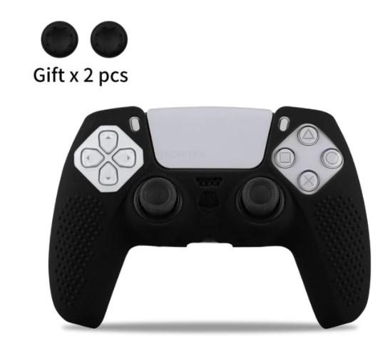Skin de protection pour manette Playstation 5 Étui en silicone antidérapant pour manette de jeu PS5 Slim Accessoires Poignées pour joystick