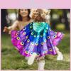 Childrens Halloween And Christmas Peacock Cosplay Set With Mask And Wings For Party
