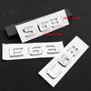 Car Accessories 3D ABS Chrome Trunk Badge Sticker For  AMG C E 63 W205 W204 W213 W212 W222 W221 C63 E63 S63 Emblem Logo